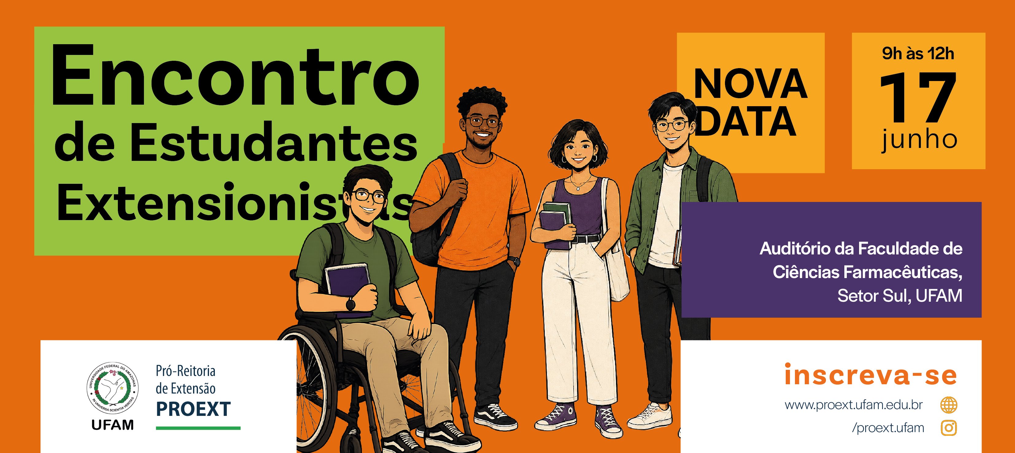 Proext define nova data e local para Encontro de Estudantes Extensionistas da Ufam